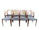 8 dining room chairs, model NO 78, N.O Møller, 1960Great condition