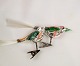 Hand painted glass birds, 1930
Great condition
