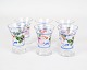 6 port wine glasses, hand-painted floral decoration, 1930
Great condition
