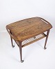 Serving trolley - Rosewood - Wicker shelf - Johannes Andersen - CFC Silkeborg - 
1950s
Great condition
