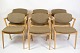 Set of 6 Dining Chairs - Model 42 - Light Oak - Brownish Wool Cover - Kai 
Kristiansen - Schou Andersen - 1960s
Excellent condition
