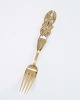 Christmas Fork - Gold Plated Sterling Silver - Mistletoe - Ole Hagen - Anton 
Michelsen - 1941
Great condition
