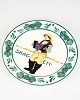 Plate Skagen - Model 352/229 - Faience - Decorated With Man In Traditional 
Costume - Aluminia
Great condition
