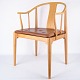 China Chair - Model FH 4283 - Cherry & Cognac Leather Cushion - Hans J. Wegner - 
Fritz Hansen
