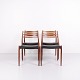 Four Model 78 Dining Chairs in Rosewood by N.O. Møller, 1950s