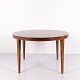 Severin Hansen Round Dining Table Model 57 in Rosewood with Extension, Haslev Furniture Factory, 1960s