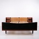 Hans J. Wegner Double Bed Model GE 701 in Teak with Cane Weaving for Getama, 1950s