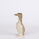 Ceramic Penguin Figure by Knud Basse in Glazed Stoneware, Danish Design, 1960s