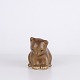 Knud Basse Cat Figure in Glazed Ceramic, Danish Design, 1960s