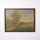 Oil Painting on Canvas Depicting a Landscape by Edith Bowall Dated 1944