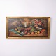 Large floral print in a gilt frame