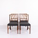 Set of 6 dining chairs in rosewood by Ole Wanscher for A.J. Iversen, 1940s