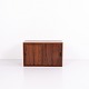 Rosewood Wall Mounted Cabinet with Sliding Doors Danish Design from the 1960s