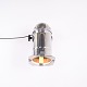 Vintage Spotlight / Theatre Lamp in Polished Aluminium from the 1950s
