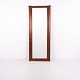 Large Antique Mahogany Mirror with Columns and Carved Details from the 20th Century