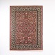 Persian Inspired Oriental Rug with Floral Pattern in Red and Cream Tones 225 x 165 cm
