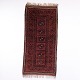 Baluch Oriental Runner Rug in Red and Dark Tones 225 x 107 cm