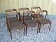 6 spisestue stole i teaktræ 
dansk design i fin stand 
5000 m2 udstilling 
