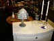Glass lamp from France from 1930. 
5000m2 showroom.