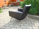 Hvilestole 2 stk i sort skind Dansk design af Henry Rolschau fra 1950 erne 5000 m2 udstilling