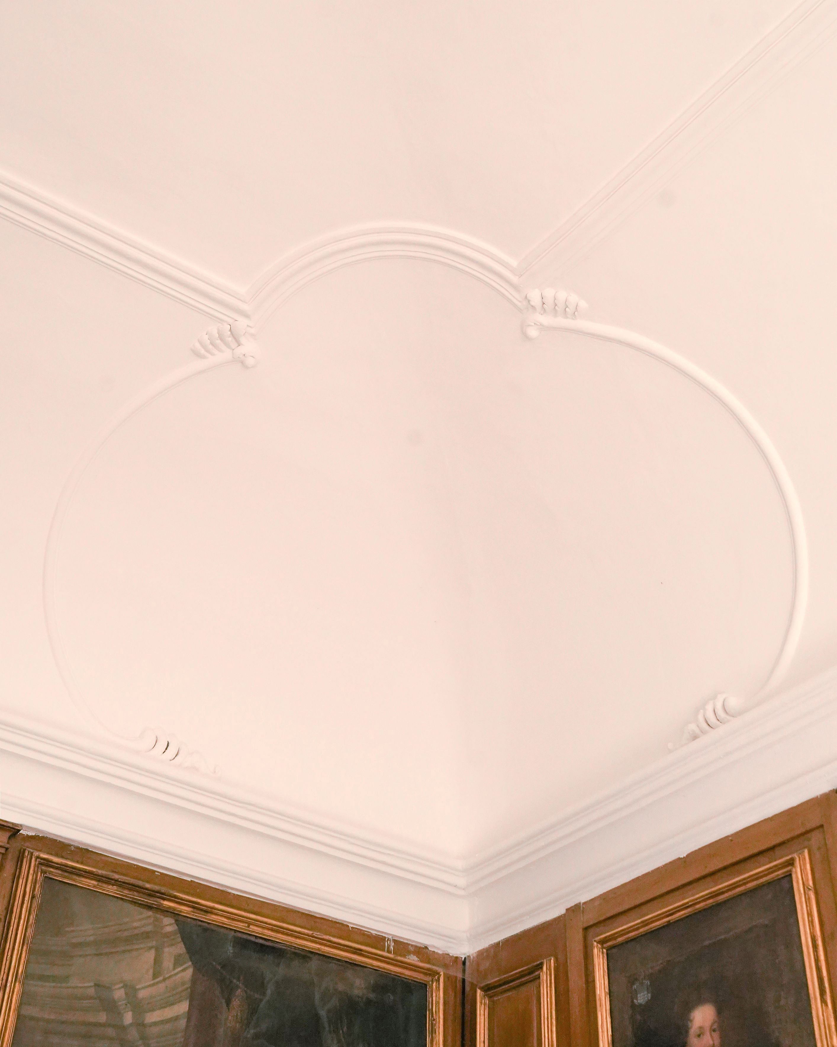 Detalje fra restaureret lysekrone